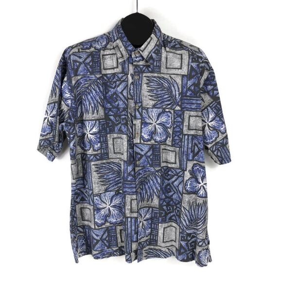 Cooke Street Casual Button Up Hawaiian Shirt Men's XL Floral Cotton Beach Summer - Picture 1 of 10
